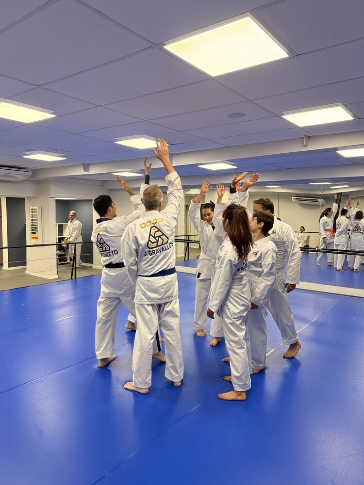 Comunidade de alunos adultos da Dojo Artes Marciais em Moema